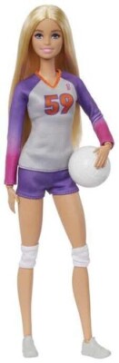 Mattel - Barbie Careers Made to Move Volleyball Player Doll [New Toy] Paper Do