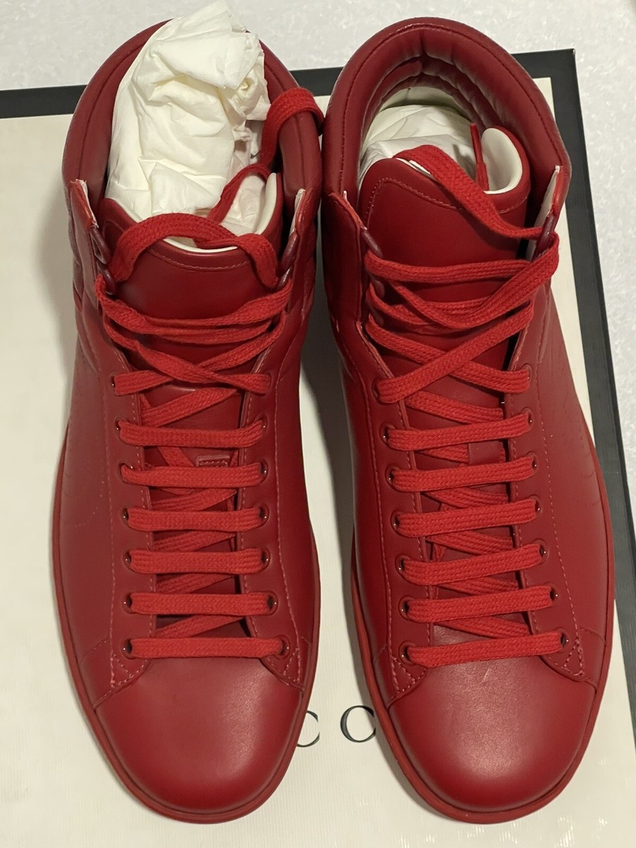Hori Gucci スニーカー 赤/黒/白　8.5 Size 8.5 - Gucci Ace High Red - 625672-1XG10-6473 for sale