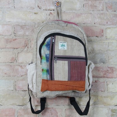 Backpack - Hemp - Pattern 06 - Beige-Color-Batik
