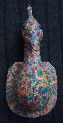 PEACOCK TROPHY HEAD Polymer  ENCRUSTED HANG/WALL MOUNT GIFT quirky 26x13x12cm