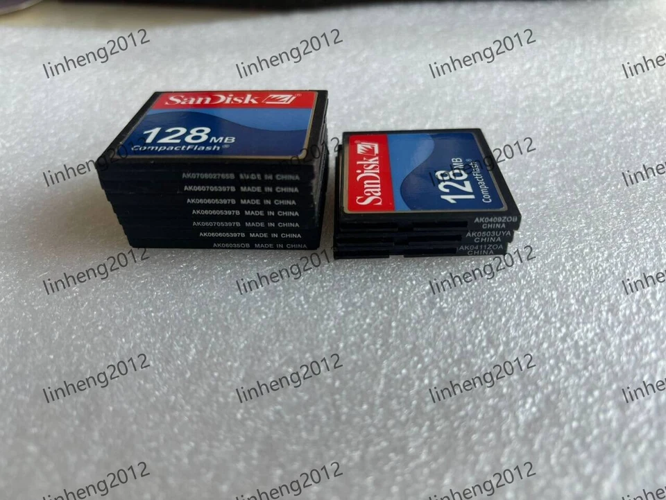 10PCS Sandisk 128MB Compact Flash Card 128MB CF Memory card SDCFJ/SDCFB - Image 3 of 3