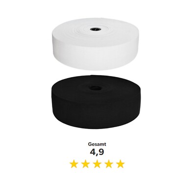 Gummiband  8-20mm gewebt Flach Stark Zugkraft Hosengummi Wäschegummi  Elastisch