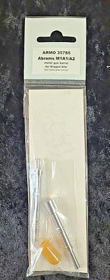 Armo 35785 Metal Barrel Upgrade for Abrams M1A1/A2 Dragon DML kits