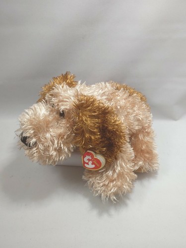 TY Classic "FIDDLE" Shaggy Tan Brown Floppy Plush (2005) - Picture 6 of 11