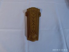 "Pre-Owned" Vtg. Homco Wall Pocket Faux Wood Plastic Retro Flower/Scissor Holder