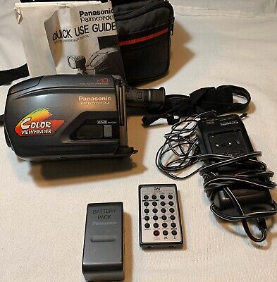 Panasonic Palmcorder IQ Color Viewfinder Bundle | eBay