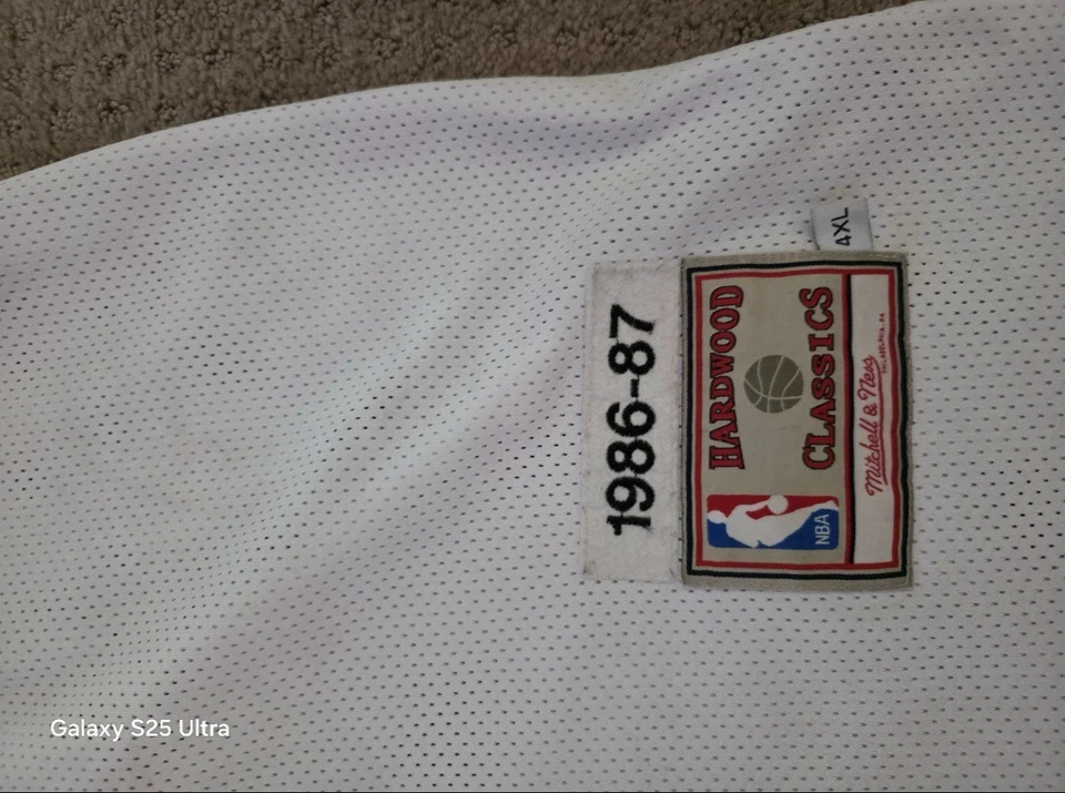 JERSEY DE MALLA 21 VINTAGE MITCHELL & NESS ATLANTA HAWKS WILKINS TALLA 4XL 1986-87 Foto 3 de 4
