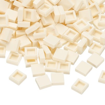 333 Pcs 1x1 Square White Flat Blocks Bulk for Building Floor