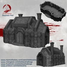Dwarven Hall - Kir Badur Dwarves - Dark Realms Terrain Wargaming D&D DnD