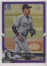 2018 Bowman Draft Chrome Purple Refractor 169/250 Lency Delgado #BDC-37 0hd6