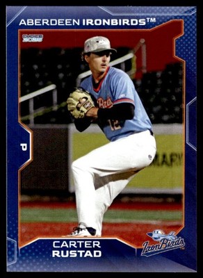 2025 Carter Rustad Choice Minor League Rookie Card Aberdeen Ironbirds Orioles