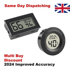 Digital Temperature Humidity LCD Sensor Thermometer Gauge Meter Hygrometer Room