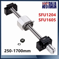 SFU1204/SFU1605 Ball Screw Set L250-1700mm+Nut Housing+end BK/BF10/12+Coupling