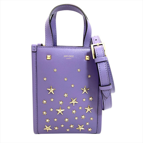 Jimmy Choo JIMMY CHOO MINI N/S TOTE CZN Crystal Studs Mini Tote Shoulder Bag
