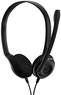 EPOS PC 8 USB On-Ear Stereo Headset With In-Line Volume, Mute Control, and Micro