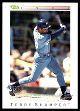 Terry Shumpert 1992 Classic I #T83 Royals MLB READ FREE SHIPPING AutographDen