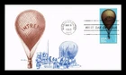 US COVER INTREPID HOT AIR BALLOONING FIRST DAY ISSUE TUDOR HOUSE CACHET