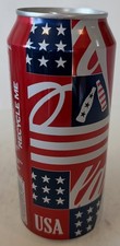 16oz. COKE CAN ( USA ) EMPTY BOTTOM OPENED 