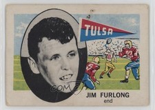 1961 Nu-Cards Football Stars Jim Furlong #170 0z0n