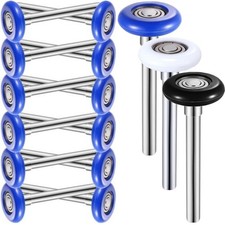 12 Quiet Garage Door Rollers Nylon Door Wheels Replacement With 6200ZZ Bearing /