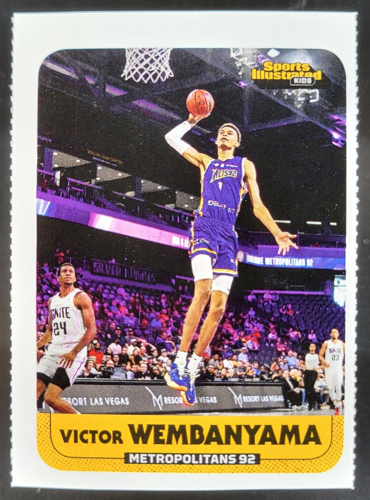 Victor Wembanyama 2023 Sports Illustrated For Kids RC SI Kids Rookie KH