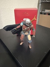 The Mandalorian Star Wars 2020 Hallmark Keepsake Ornament Figure EC
