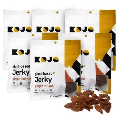 Kojo - Plant-based Vegan Jerky - Ginger Teriyaki - Gingery Zing and Shameless...