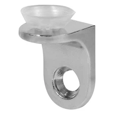 10pcs Sturdy Zinc Alloy Glass Shelf Bracket For Wood Furniture Installation