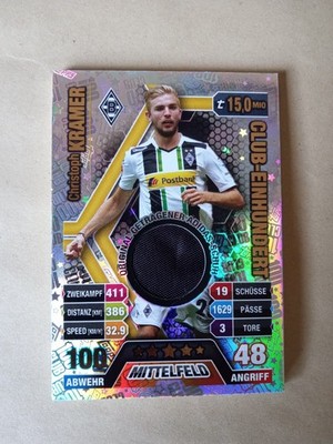 Topps Match Attax Christoph Kramer Original Getragener Adidas Schuh 317/432