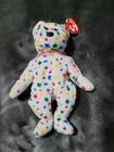Vintage 1999 TY Beanie Babies Collection - TY 2k Bear Confetti w/ Tags