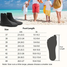 5mm Neoprene Dive Boots Wetsuit Boots With Side Zipper For Men And Women&nbsp;LQOD