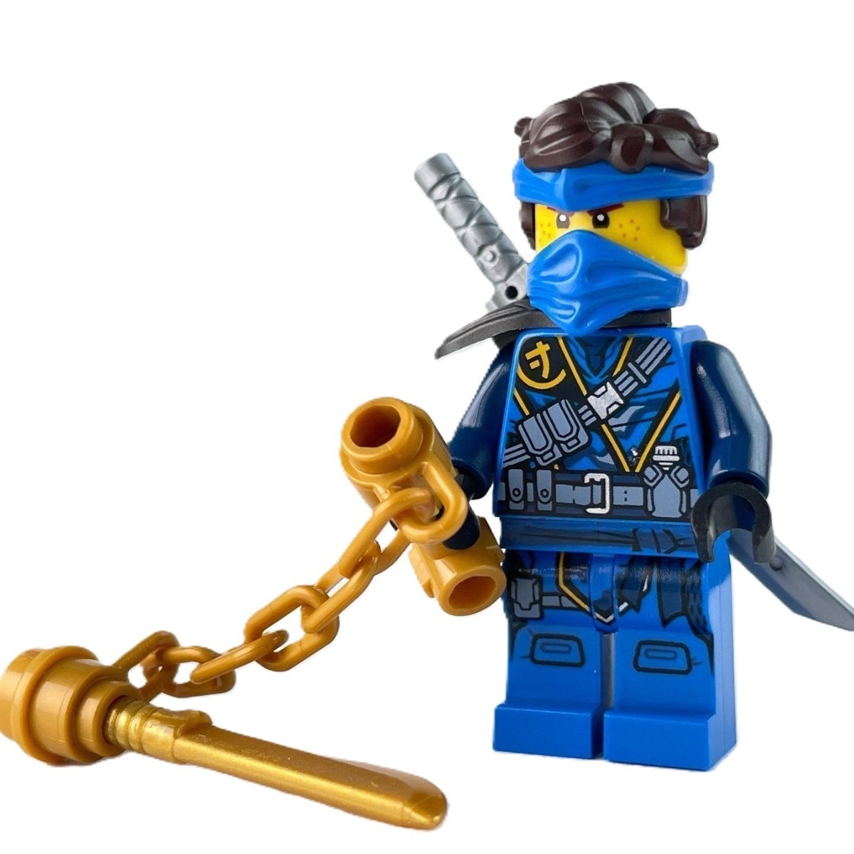 new LEGO NINJAGO The Island Minifig - Jay with mask, hair