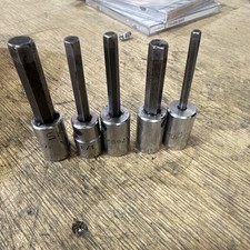 Mac Allen Bit Socket Set 5pc Sae 38 516 732 14 532vintage