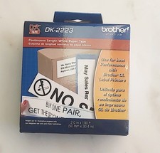 Brother DK-2223 Continuous Length White Paper Tape for QL-Series Label Printers