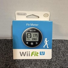 Nintendo Wii U Fit Meter Black Silver Pedometer Fitness Tracker WUP-SMK8 USZ