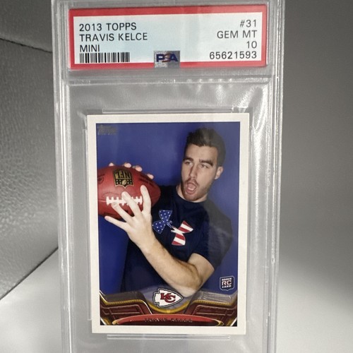 🔥🔥2013 Topps Mini Travis Kelce #31 **ROOKIE PSA 10 Gem Mt** Graded NFL Chiefs