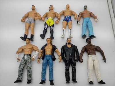 Jakks WWE Ruthless Aggression Adrenaline 8 Figure LOT E Kash Jericho Angle Hardy
