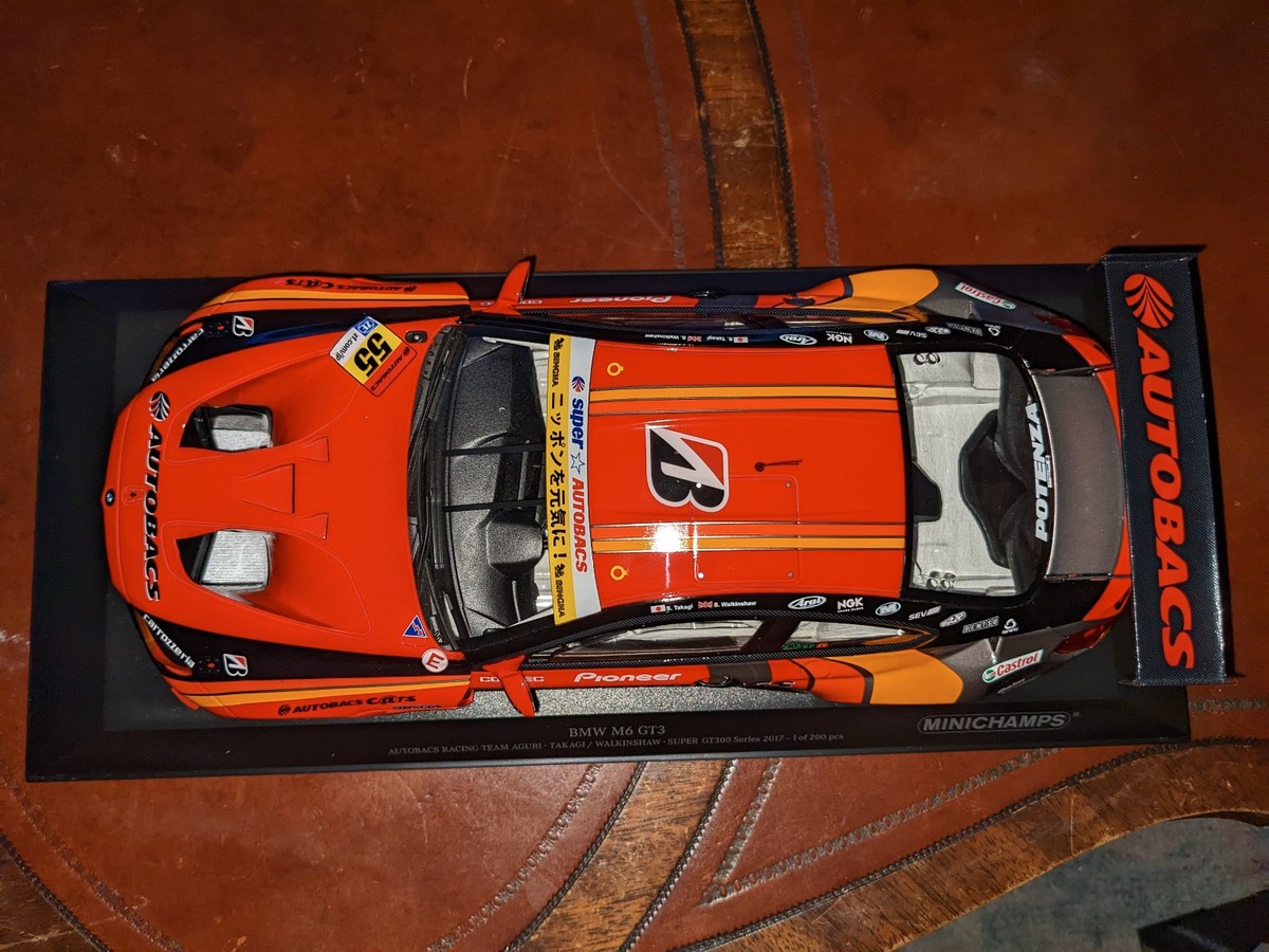 Minichamps #155172655 1:18 BMW M6 GT3 Autobacs | eBay