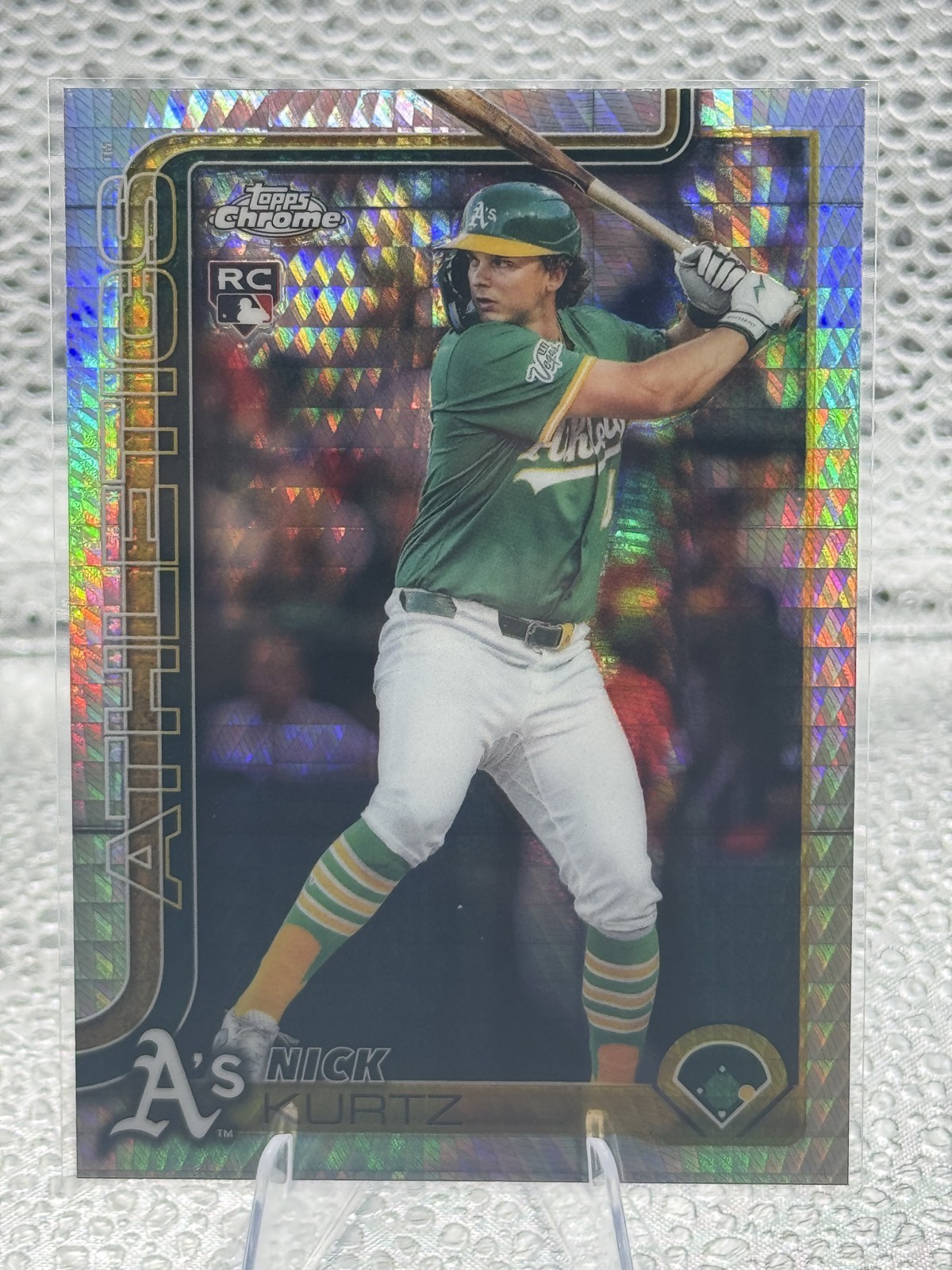 2025 Topps Chrome Update Series - Nick Kurtz #USC178 Prism Refractor (RC)