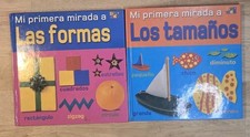 Spanish Childrens Board Books Lot of 2 Las Formas Los Tama os Learning...