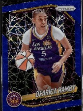 Dearica Hamby 2025 Panini Prizm WNBA Blue Velocity Prizm #39