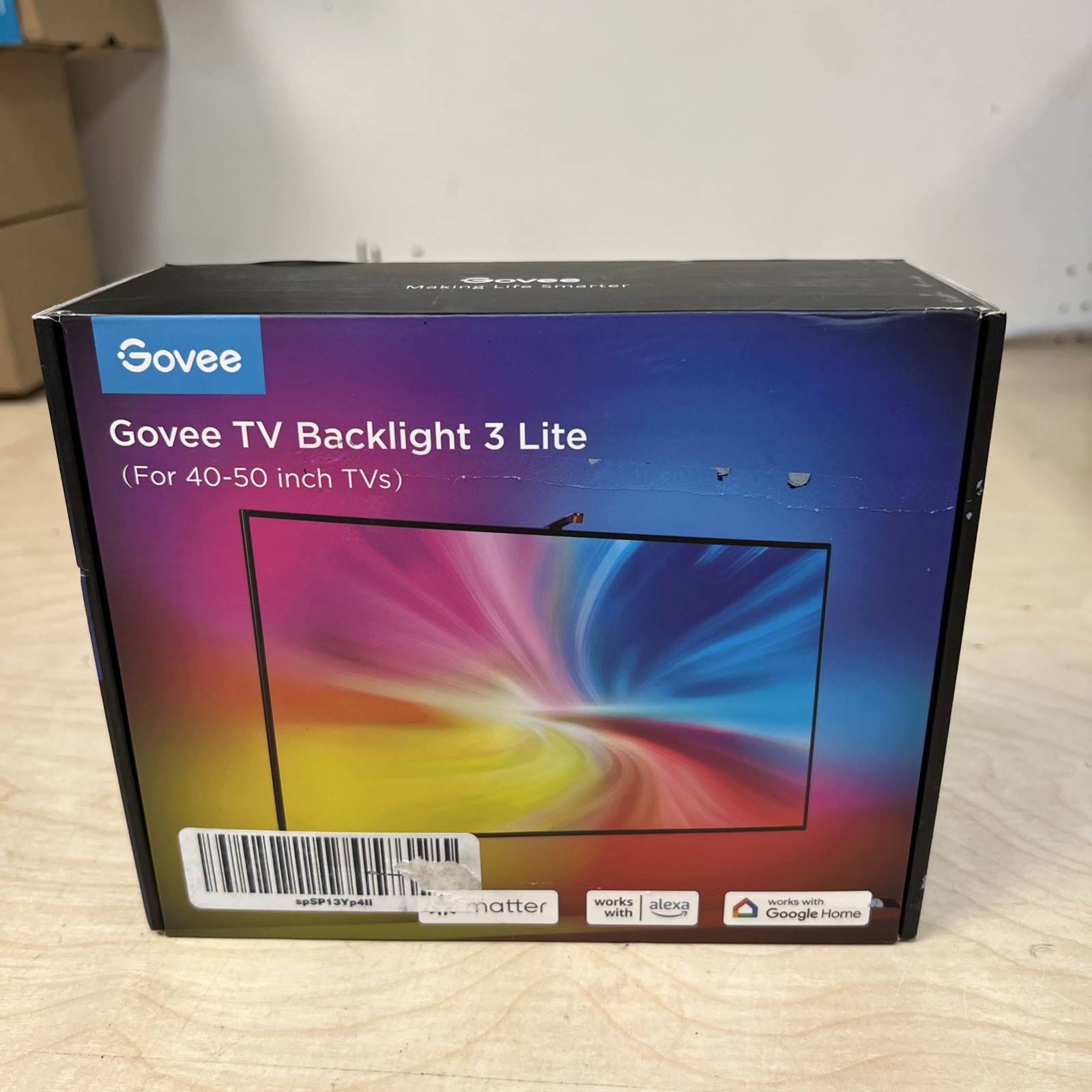 Multicolor 3 Lite TV Backlight for 40-50 Inch TVs - Sync with Smart Home Devices