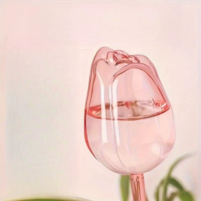 Pink Tulip Plant Watering Balls, Suitable for Indoor and Outdoor Plants, Automat