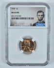 1939 Lincoln Wheat Cent MS65 RD NGC Special Label *4511