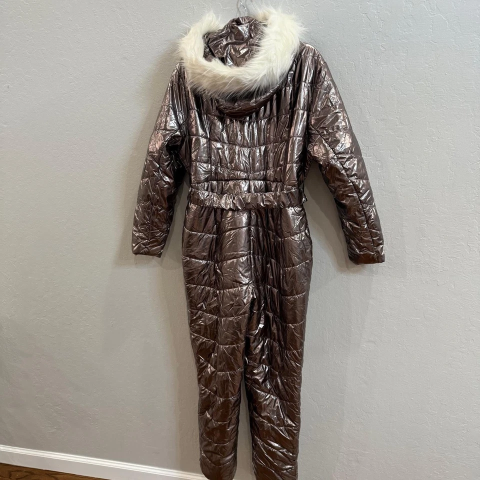 Women’s Pewter Snow Suit One Piece Insulated Ski Suit, Snowboard Size Small $139 - Image 2 of 4
