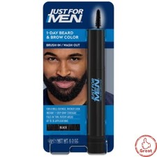 Just For Men 1-Day Temporary Beard  Brow Color, 30 Applications - 0.3 fl oz
