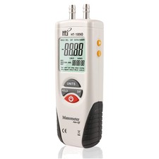 Precision Digital Pressure Gauge - Portable Dual Port HVAC Tester with 11 Units