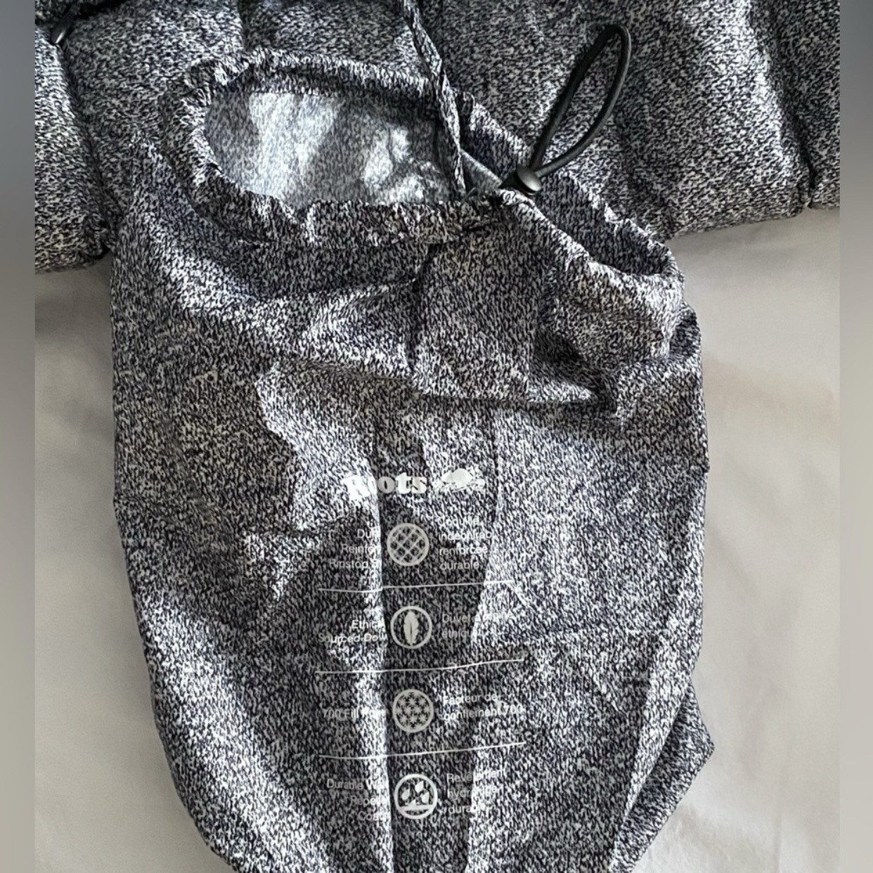 Roots Women's Packable Down Jacket Small Salt & P… - image 5