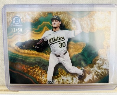 Jamie Arnold 2025 Bowman Draft Crystallized Athletics Gold Refractor 13/50!