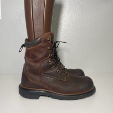 RED WING 400 Size 8 D Soft Toe Waterproof Men Work Boot USA MADE